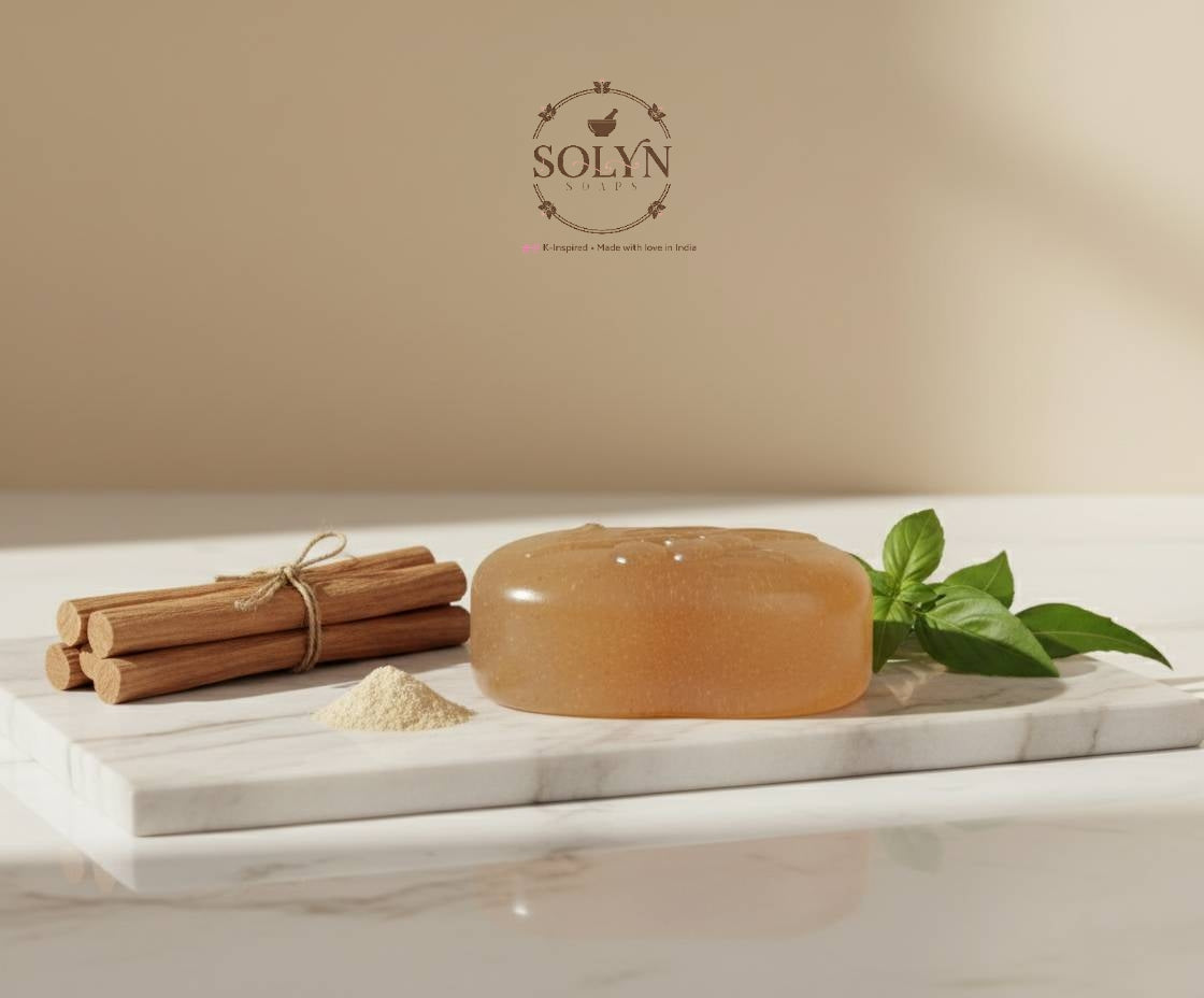 Chandan Calm K-Inspired Handmade Herbal Soap