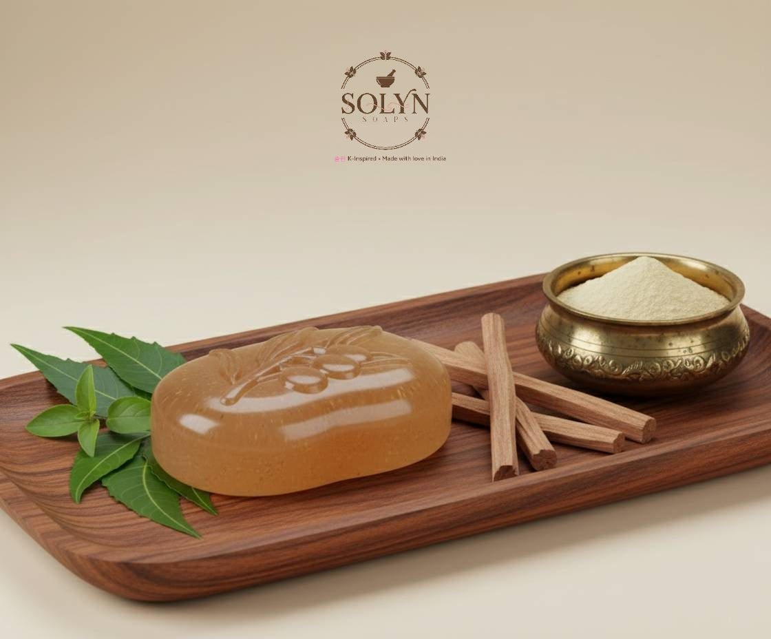 Chandan Calm K-Inspired Handmade Herbal Soap