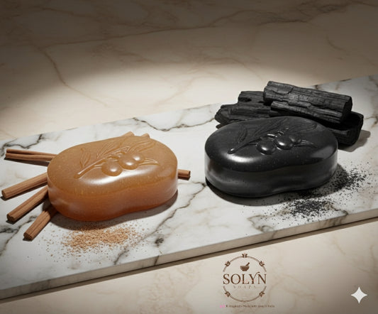 Skincare Combo | Chandan Calm & Charcoal Detox | K-Inspired Handmade Herbal Soaps - Pack of 2