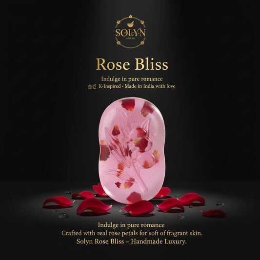 Beauty Combo | Rose Bliss & Haldi Glow | K-Inspired Handmade Herbal Soaps - Pack of 2