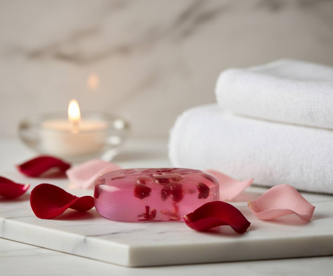 Rose Bliss K-Inspired Handmade Herbal Soap