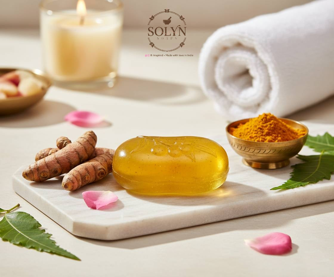 Haldi Glow K-Inspired Handmade Herbal Soap